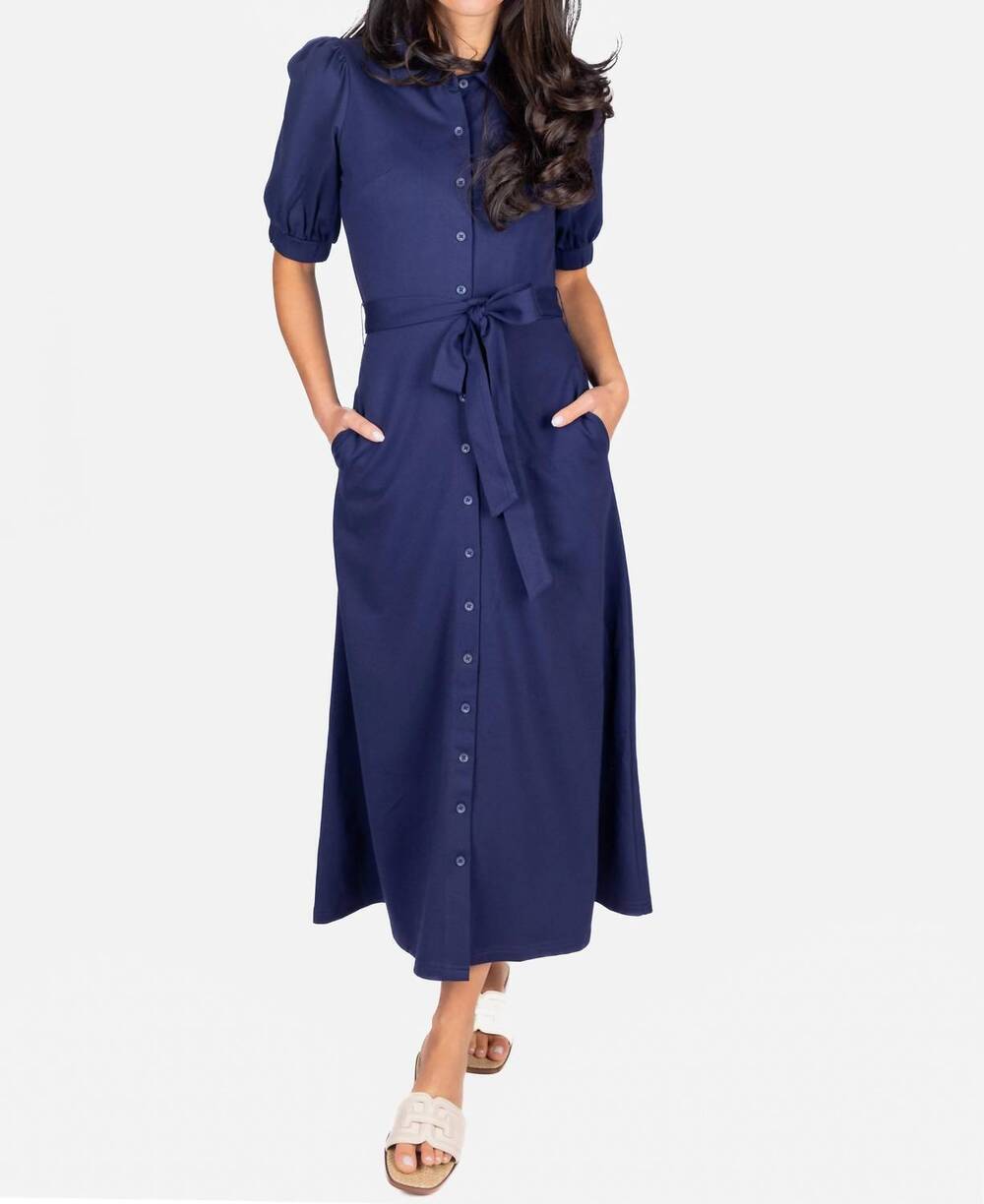 NEW YAKIRA BELLA monika dress in navy